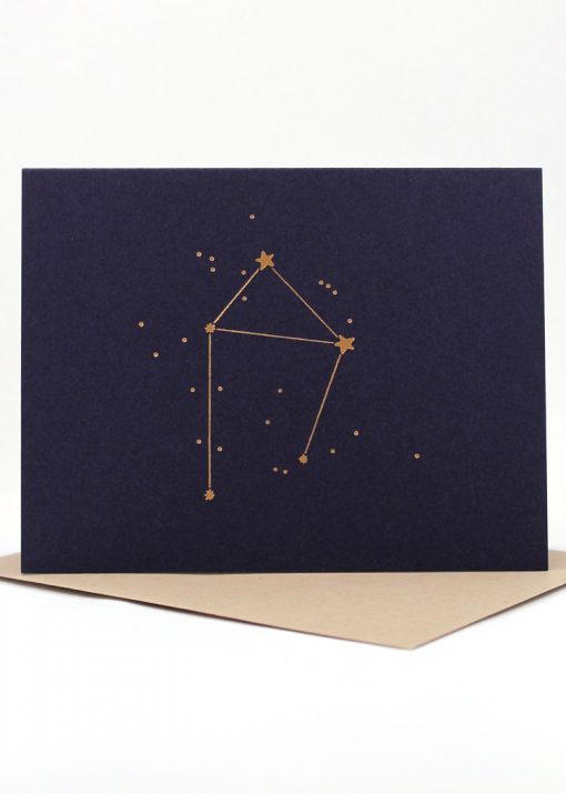 Constellation card, Libra