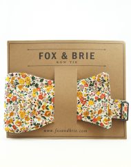 Fox & Brie floral bowtie