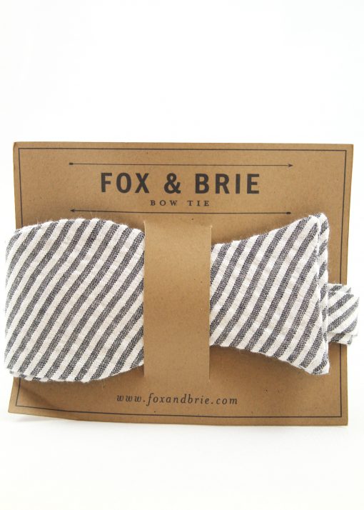 Fox & Brie seersucker bowtie