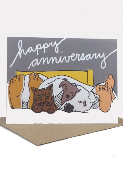 Pet lover anniversary card