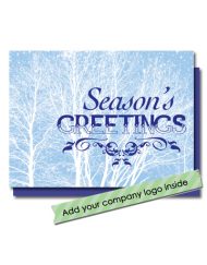 season's greetings corporate card