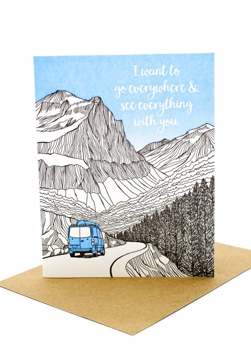 Travel Themed Valentine's Day Card